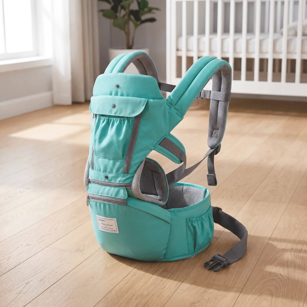 Portabebés Ergonómico 3 en 1™ | Cargador Tipo Canguro con Asiento de Cadera Mimico