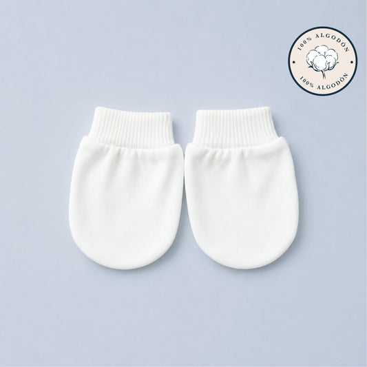 Mitones Antirasguños Newborn™ para Bebé Recién Nacido | 100% Algodón Premium | Mimico Baby